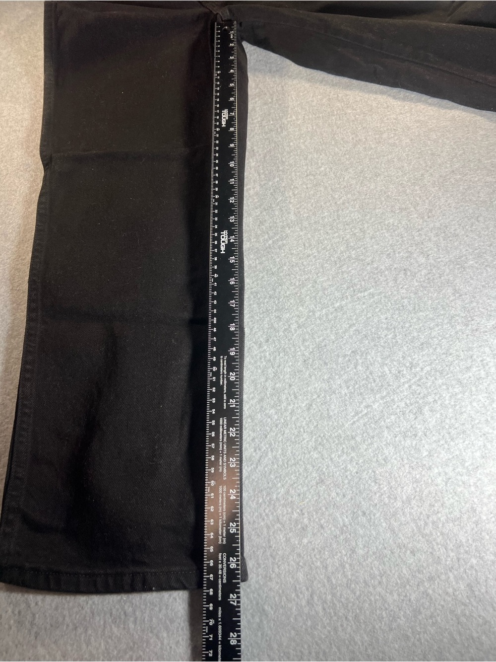 NWT Rustler Relaxed Fit Washed Black Jeans with Yellow Labels - Picture 5 of 5